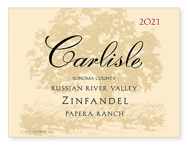 2021 Zinfandel, Papera Ranch (large img)